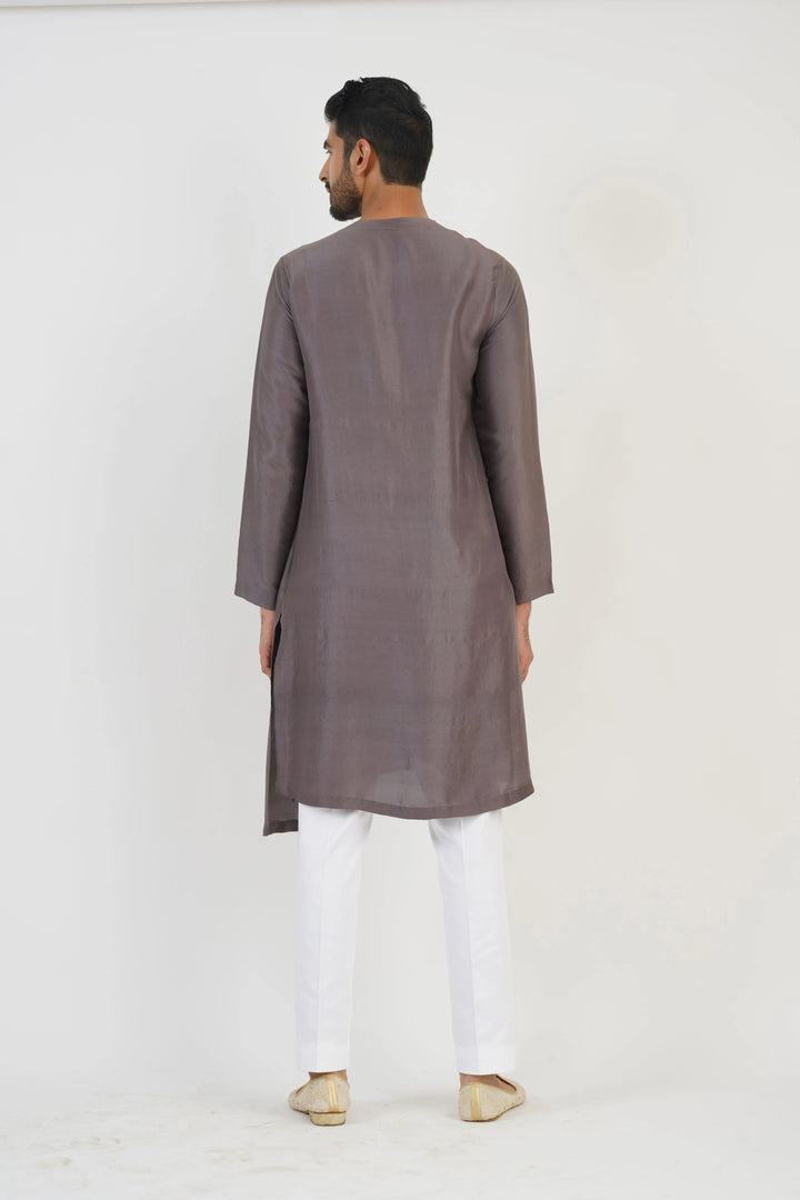 Grey Layered Kurta