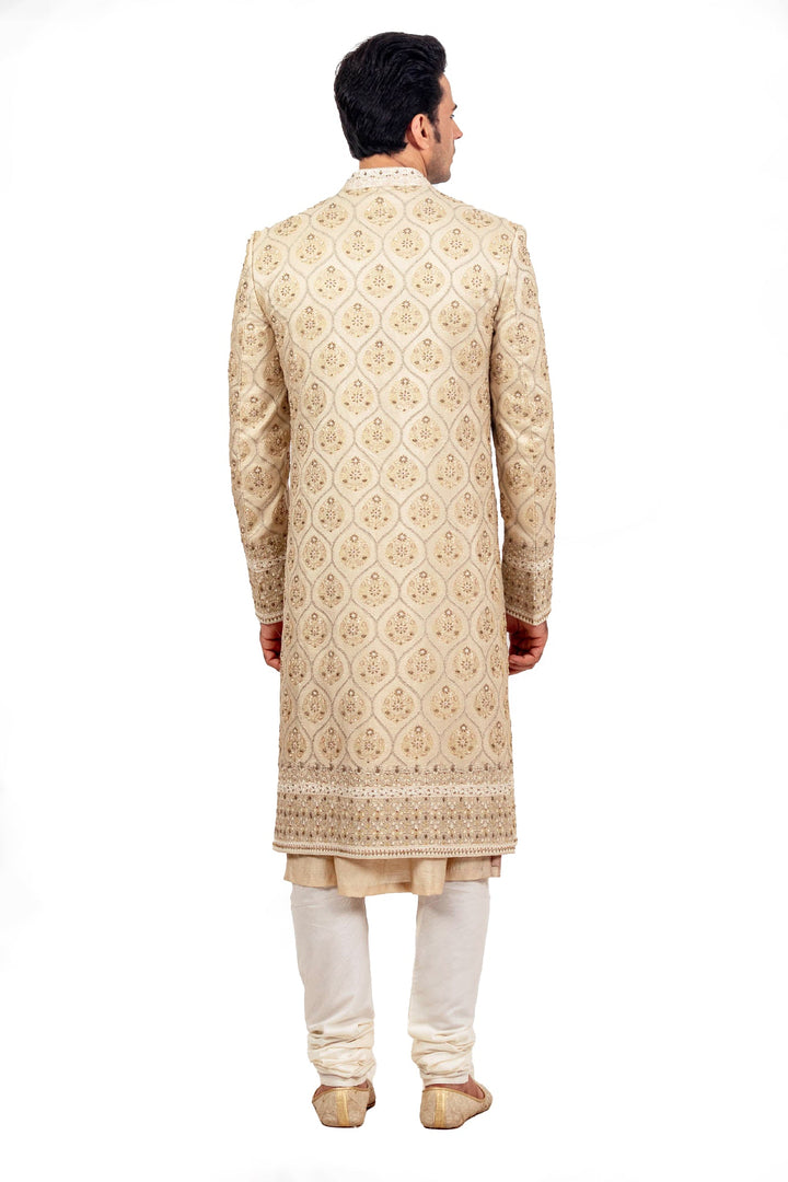 Heavy Allover Heavy Embroidered Sherwani Set