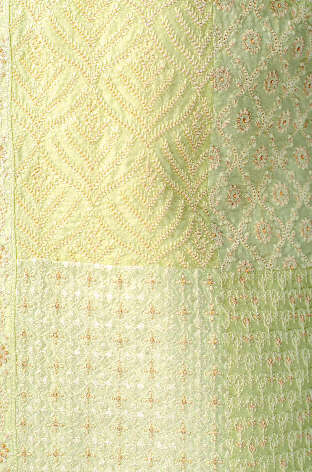 Green Chanderi Silk Bundi for Men | Hand & Machine Embroidered Nehru Jacket | Festive & Wedding Wear