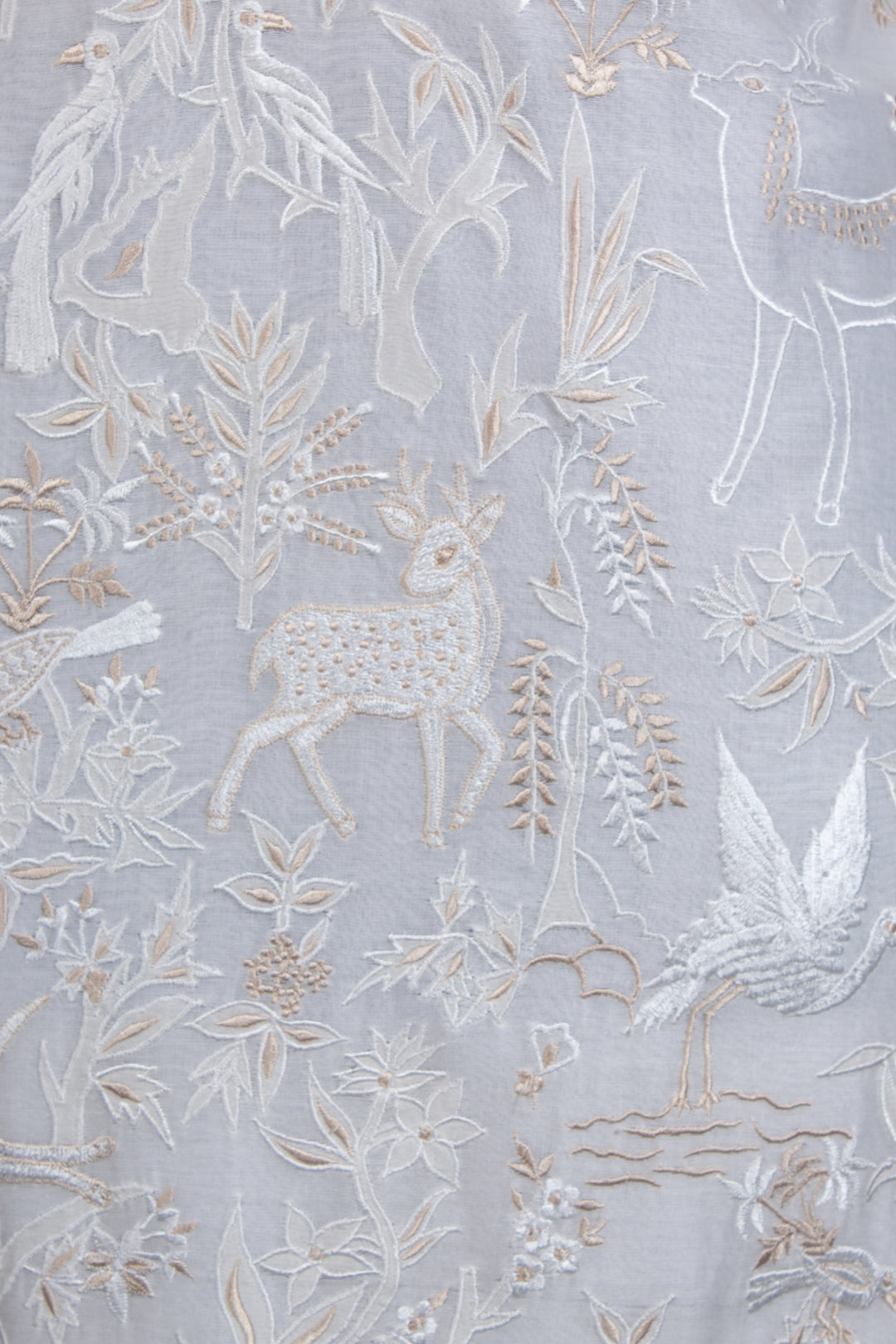Off-White Chanderi Kurta for Men | Jaal Embroidered Designer Kurta | Wedding & Festive Wear