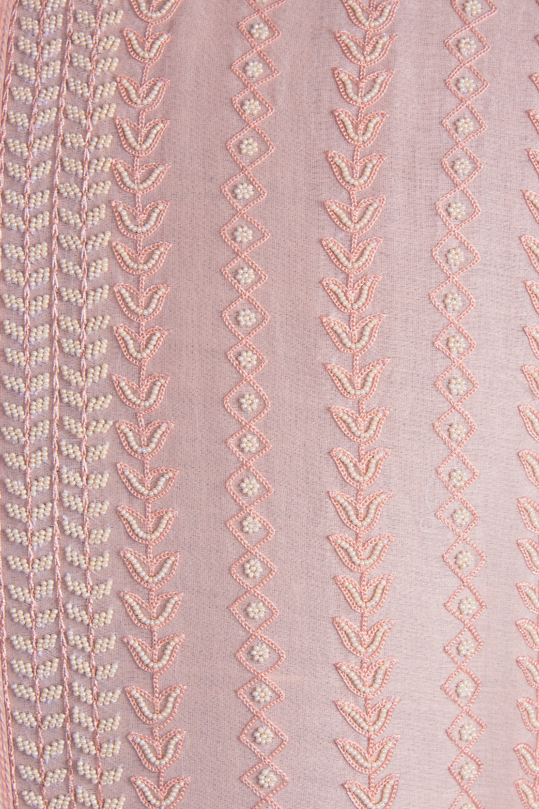 Pink Chanderi Kurta for Men | Aari &amp; Hand Embroidered Designer Kurta | Festive &amp; Wedding Wear