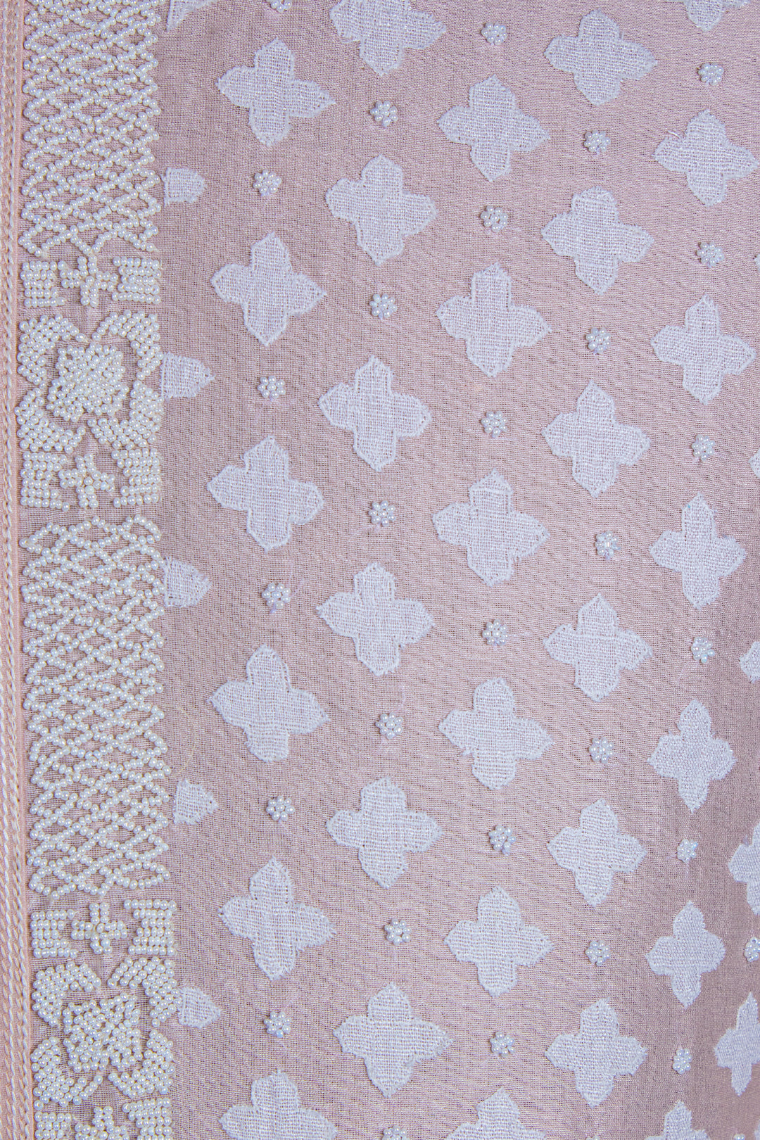 Pink Chanderi Kurta for Men | Patch & Hand Embroidered Designer Kurta | Wedding & Festive Wear