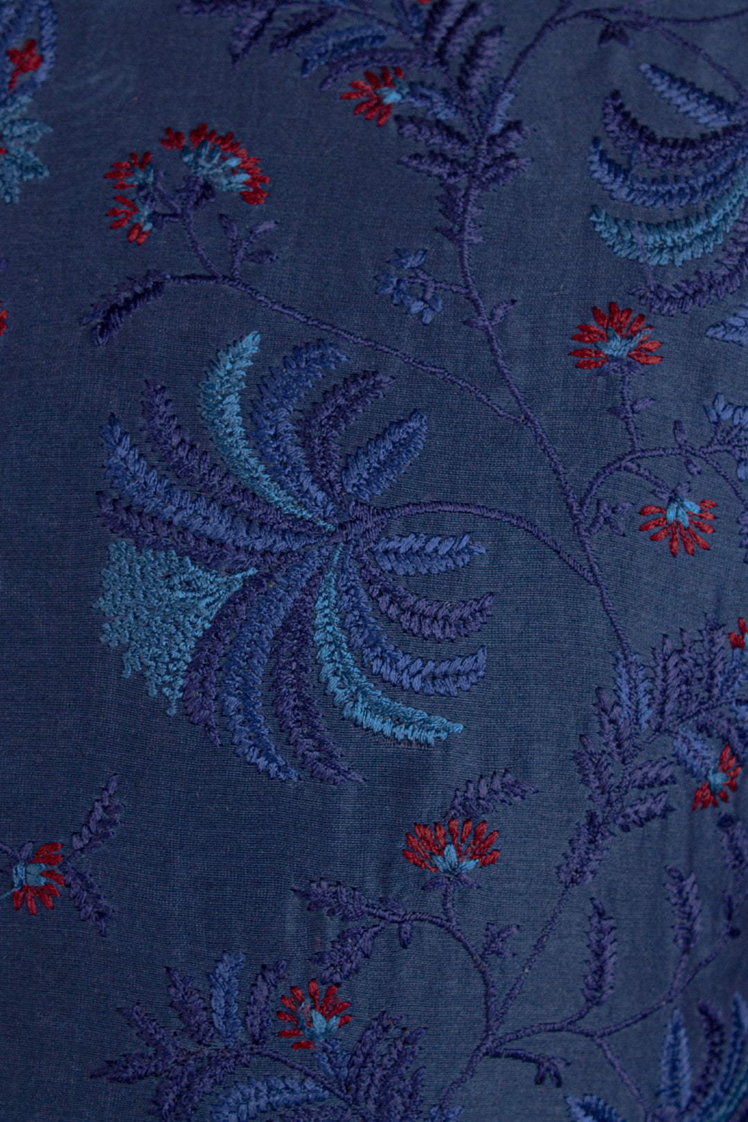 Navy Blue Chanderi Kurta for Men | Jaal Embroidered Designer Kurta | Premium Wedding & Festive Wear