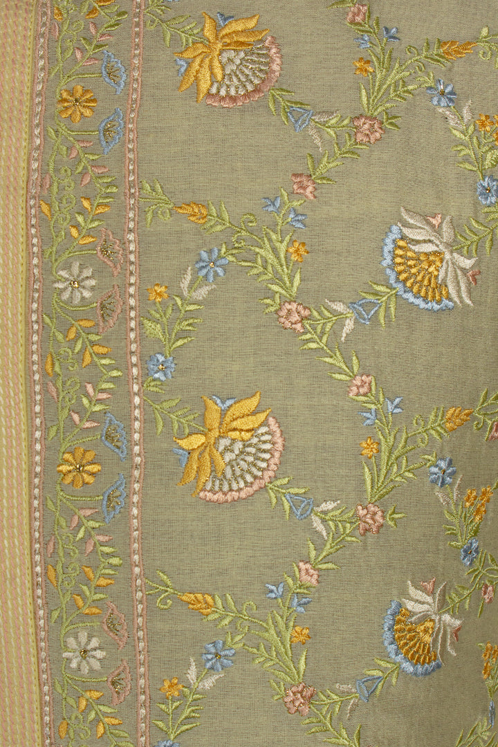 Yellow Chanderi Kurta for Men | Jaal Embroidered Designer Kurta | Haldi, Wedding & Festive Wear