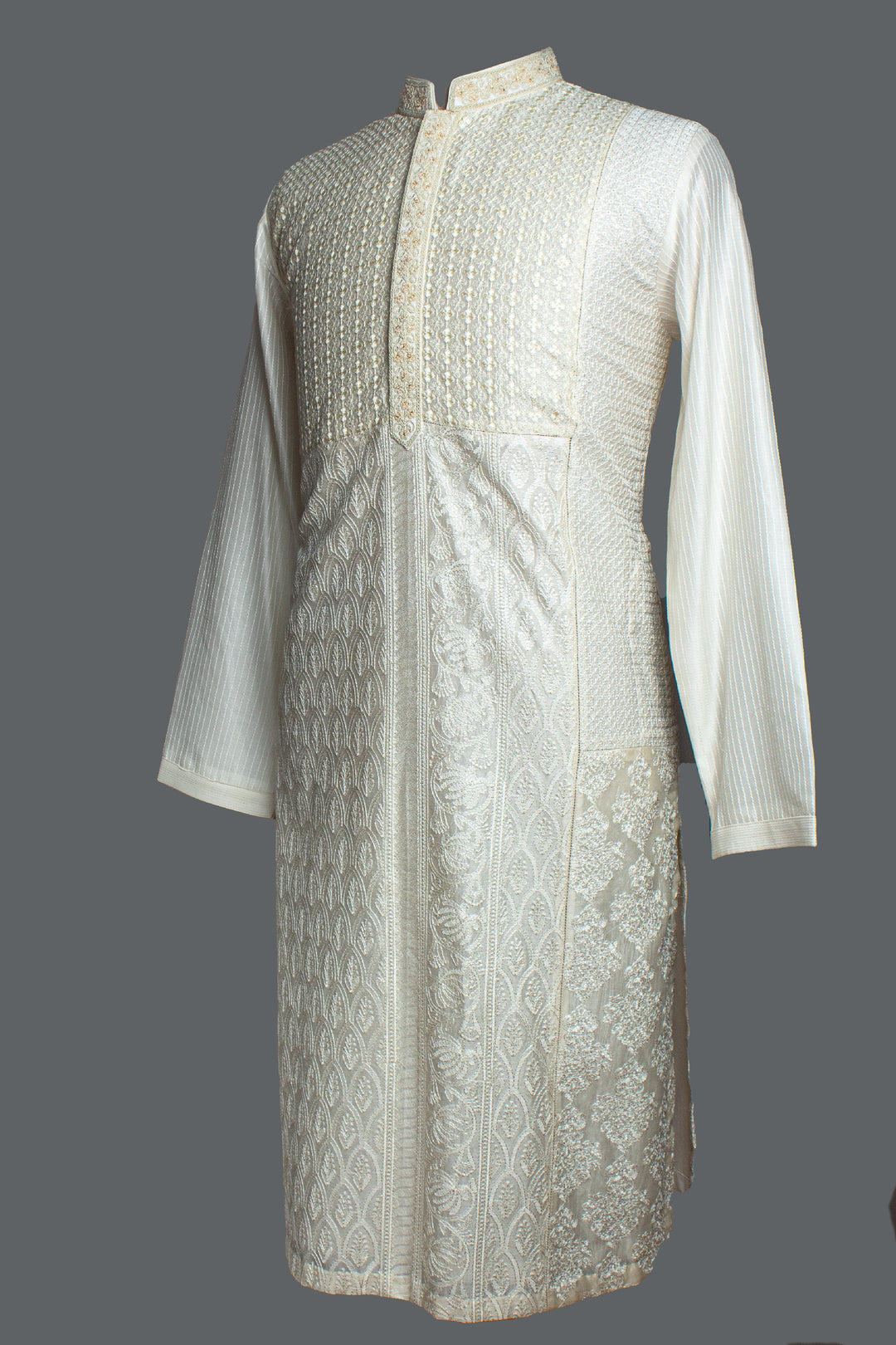 Off-White Chanderi Kurta
