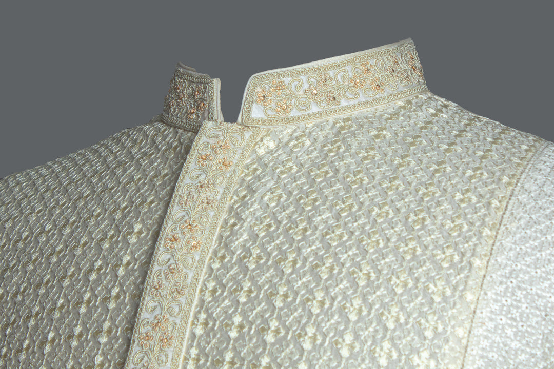 Off-White Chanderi Kurta