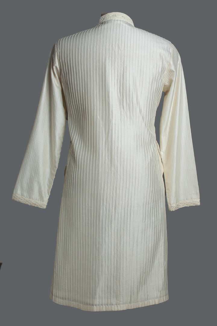 Off-White Chanderi Kurta