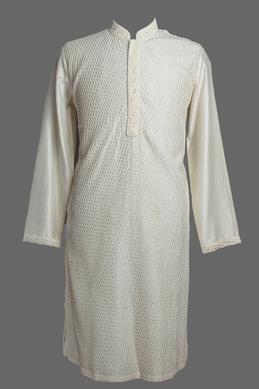 Off-White Chanderi Kurta