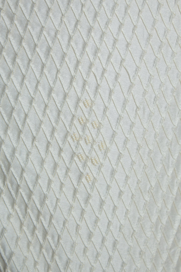 Off-White Chanderi Kurta