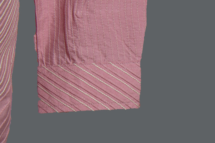 Pink Cotton Silk Kurta Set