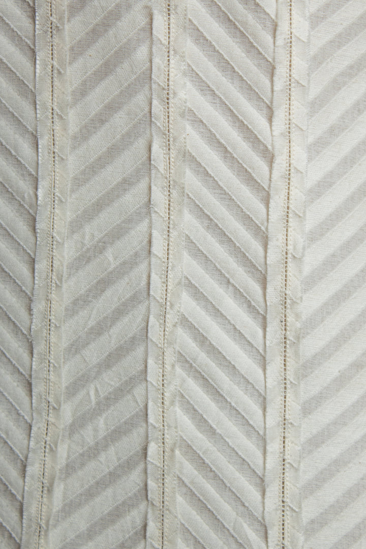 Off-White Banarasi Silk Kurta