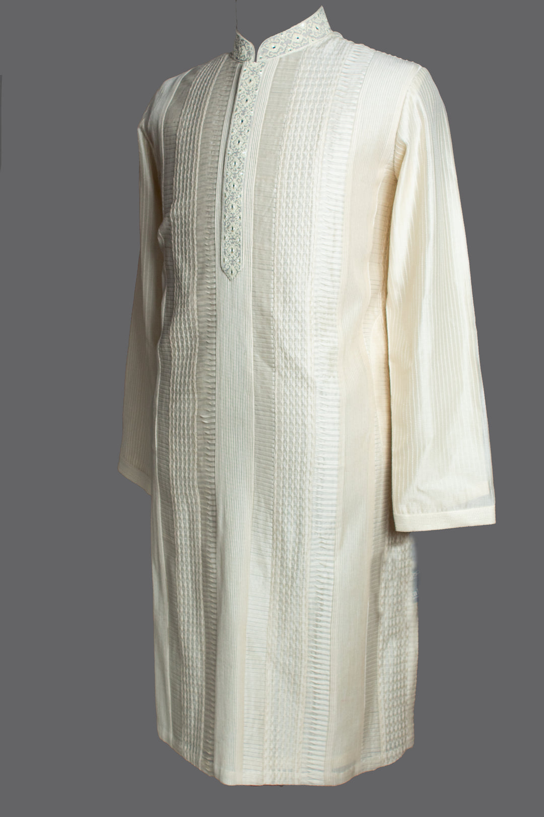 Off-White Chanderi Kurta Set