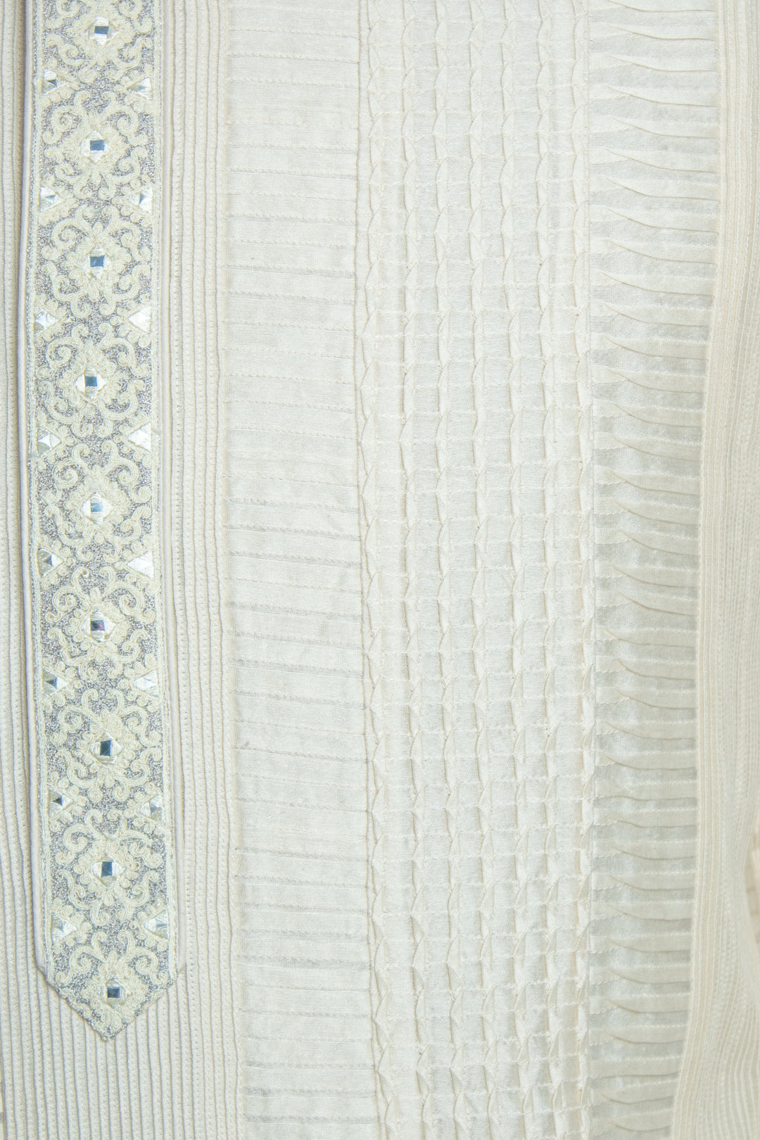 Off-White Chanderi Kurta Set