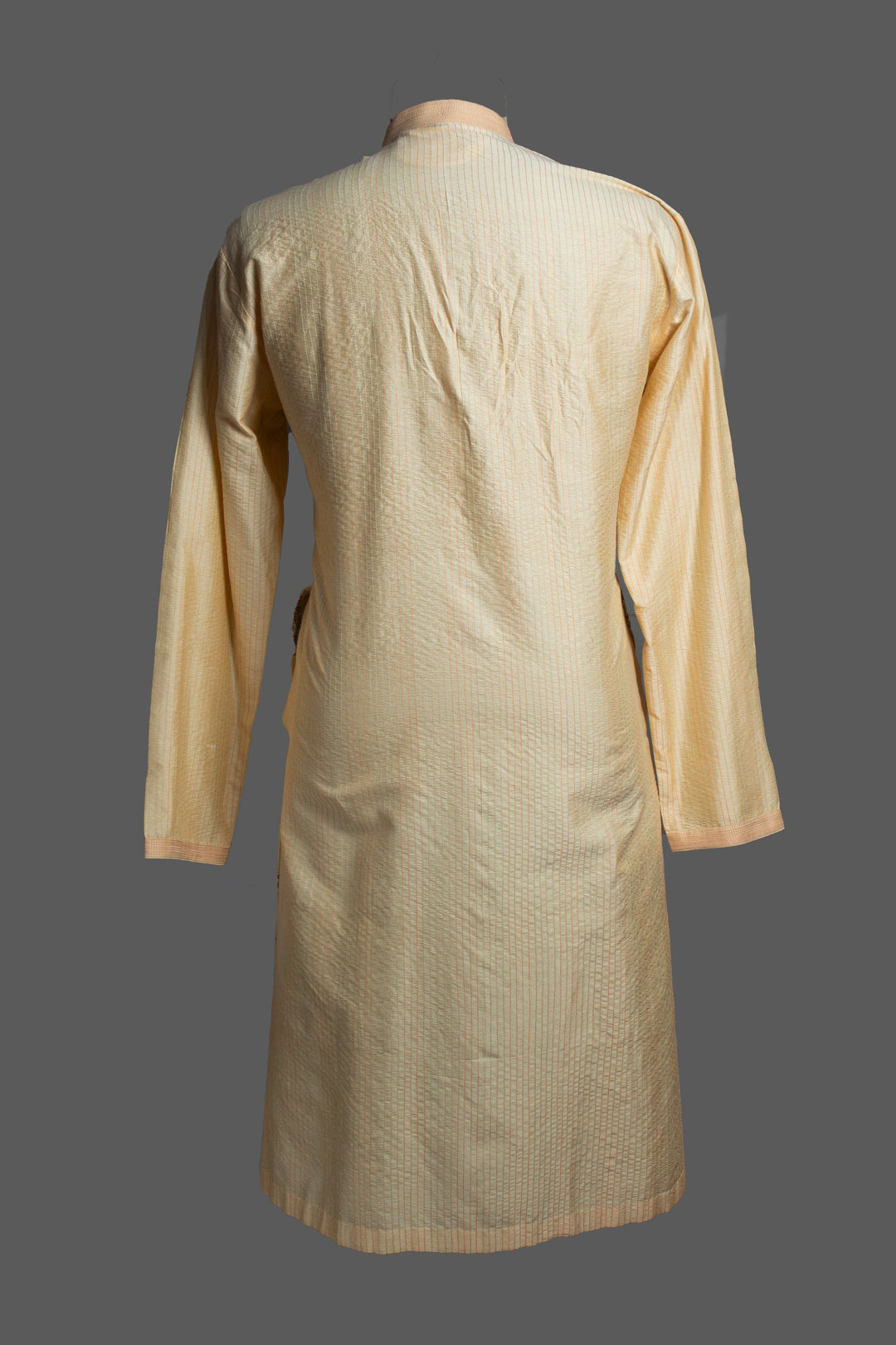 Peach Cotton Silk Kurta Set