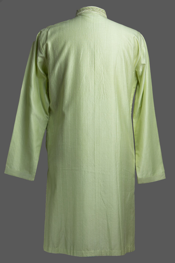 Mint Green Chanderi Kurta Set