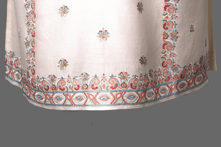 Off-White Chanderi Kurta for Men | Machine Embroidered Designer Kurta | Premium Festive &amp; Wedding Wear