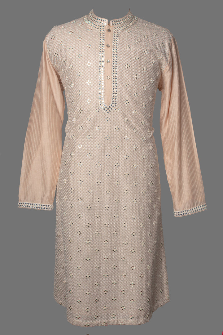 Light Beige Kurta Set