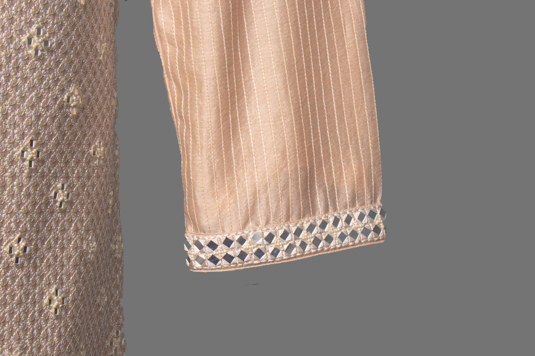 Light Beige Kurta Set