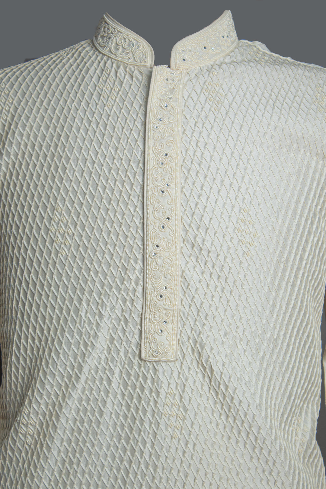 Off-White Chanderi Kurta