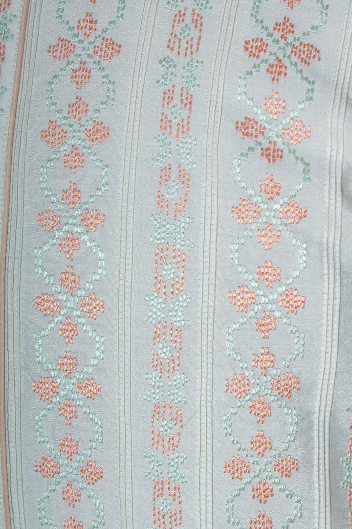 Cream Cotton Silk Kurta Set